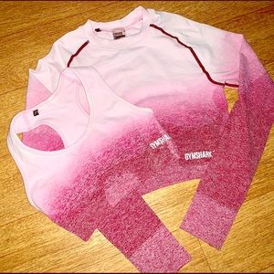 Gymshark Ombré Seamless crop & bra